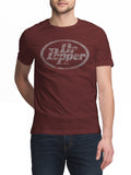 Dr Pepper Distressed Logo T-Shirt - Red by Tee Luv