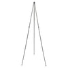 Quartet Full Size Instant Easel, 62.38" Maximum Height, Steel, Black