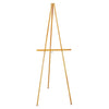 Quartet Lightweight Tripod Floor Easel, 64" High, Natural Oak