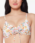Jessica Simpson Summer Dreaming Ruched Binkini Top Womens Swimsuit by Vanessa Jane
