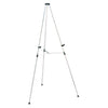 Quartet Lightweight Telescoping Tripod Easel, 38" to 66" High, Aluminum, Silver