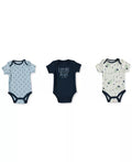 Chickpea Cutie Pie Baby Boys 3-PC. Printed Bodysuits Set, 3-6 Months by Vanessa Jane