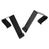Quartet Cubicle Partition Hangers, For 1.5" to 2.5" Thick Partition Walls, Black, 2/Set