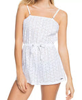 Roxy Juniors Angels Song Cotton Cover-Up Romper, Size Medium by Vanessa Jane