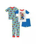 Nintendo Boys Pajamas Cotton 4 Piece Set, Size 6 by Vanessa Jane