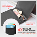 Avera Group Slim Genuine Leather Rfid Blocking Bifold Wallet With Money Clip by Avera Group