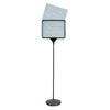 Quartet Sign(ware) Pedestal Sign, 14 x 11, Assorted Signage, Black Frame