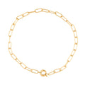 18K Gold-Filled Paper Clip Chain Necklace by Christina Greene