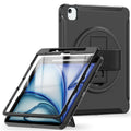 iPad Air 13-inch (M2 / M3 / M4) Case - Heavy-Duty, Hand Strap | Raider Series by Zerodamage Sahara Case LLC