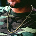 18K 3mm Solid Gold Rope Chain Necklace Men Women by DailySale