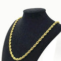 18k Diamond Cut Rope Chain Necklace 5MM by DailySale