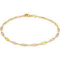 18K Gold Baguette Multi Stone Crystal Bracelet for Women by DailySale