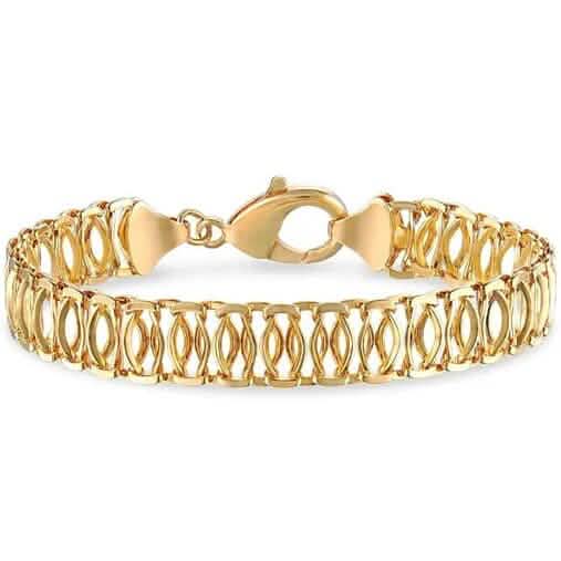 18K Gold Chunky Chain Anklet 10" by DailySale