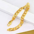 18k Gold Filled Cuban Link Bracelet by DailySale