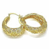 18k Gold Filled High Polish Finsh Diamond Cut Fancy Filigree Hoop Earrings Textured Gold Hoop Earrings