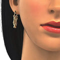 18k Gold Filled High Polish Finsh Medium Hoop by DailySale