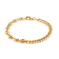 18K Gold Mariner & Cuban Link Bracelet by DailySale