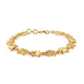 18K Gold Plated Elephant Anklet for Women 10" by DailySale