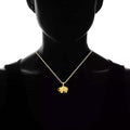 18K Gold Plated Happy Elephant Pendant Necklace by DailySale