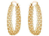 18K Gold Plated Hoop Earrings