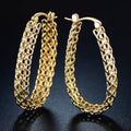 18K Gold Plated Hoop Earrings by DailySale