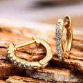 18K Gold Plated Huggie Earrings by DailySale