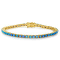 18K Gold Plated Opal Tennis Bracelets by DailySale