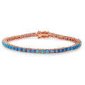 18K Gold Plated Opal Tennis Bracelets by DailySale