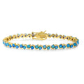 18K Gold Plated Opal Tennis Bracelets by DailySale