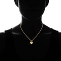 18k Gold Plated Puffed Heart Pendant Necklace by DailySale