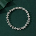 18K Golden Plated Stainless Steel Bracelet with Rhinestone Embellishments by DailySale