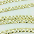 18K Solid Gold Cuban Chain Necklace Men Women 4mm by DailySale