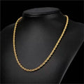 18K Solid Gold Rope Chain Necklace by DailySale