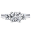 18K White Gold 5.00 Cttw Cushion Cut Engagement Ring