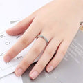 18K White Gold Braided Eternity Band by DailySale