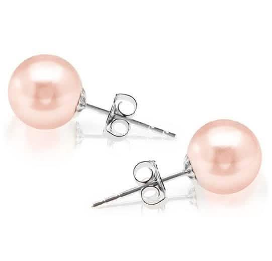 18K White Gold Plated Stud Earrings by DailySale