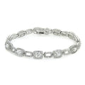 18K White Gold Plated Tennis Bracelets by DailySale