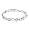 18K White Gold Plated Tennis Bracelets by DailySale