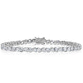 18K White Gold Plated Tennis Bracelets by DailySale