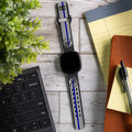Law Enforcement HD Fitbit Versa 3 and Sense 1 Watch Band by Affinity Bands