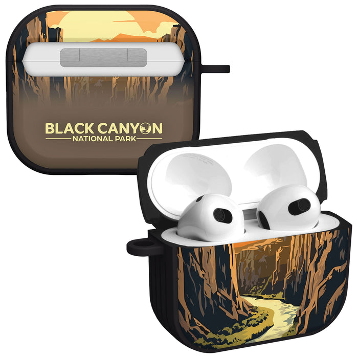 National Parks Black Canyon HDX Apple Airpods Gen 3 Case Cover by Affinity Bands