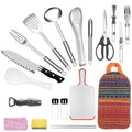 19-Piece: Camping Cooking Utensil Kit Portable Picnic Cookware by DailySale