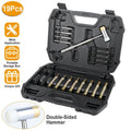 19-Piece: Hammer Punch Set Drift Pin Punch Kit with Portable Storage Box by DailySale
