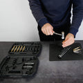 19-Piece: Hammer Punch Set Drift Pin Punch Kit with Portable Storage Box by DailySale