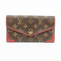 Louis Vuitton Red Monogram Canvas Retiro Sarah Wallet #1904 by Bolt Boutique