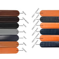 Mens Genuine Leather Sliding Buckle Belt by Boutique 23