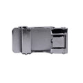 Men's Genuine Leather Sliding Buckle Ratchet Belt by Boutique 23