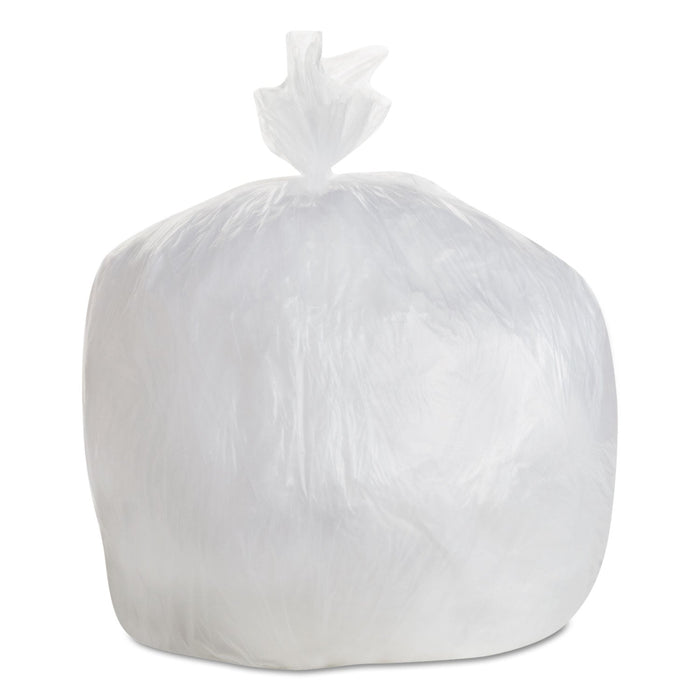 GEN High Density Can Liners, 30 gal, 8 microns, 30" x 36", Natural, 500/Carton