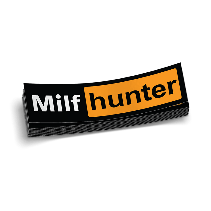 MILF Hunter - Hard Hat Decal by Armed American Supply