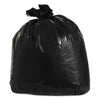 Trinity Plastics Low-Density Can Liners, 33 gal, 1.25 mil, 33" x 39", Black, 100/Carton